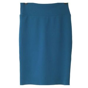 ❌SOLD❌ LuLaRoe Teal Cassie Skirt - Size M